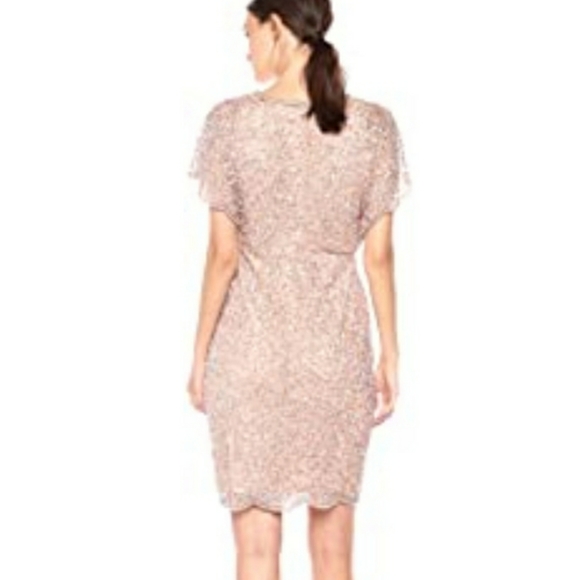 Adrianna Papell sequin cocktail dress size 4 - Picture 4 of 4